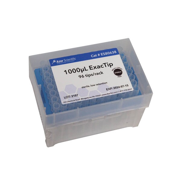 Pipet tips, ExacTip, 1000ul tip